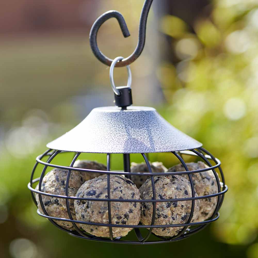 Wilko Decorative Wild Bird Fat Ball Feeder Image 4