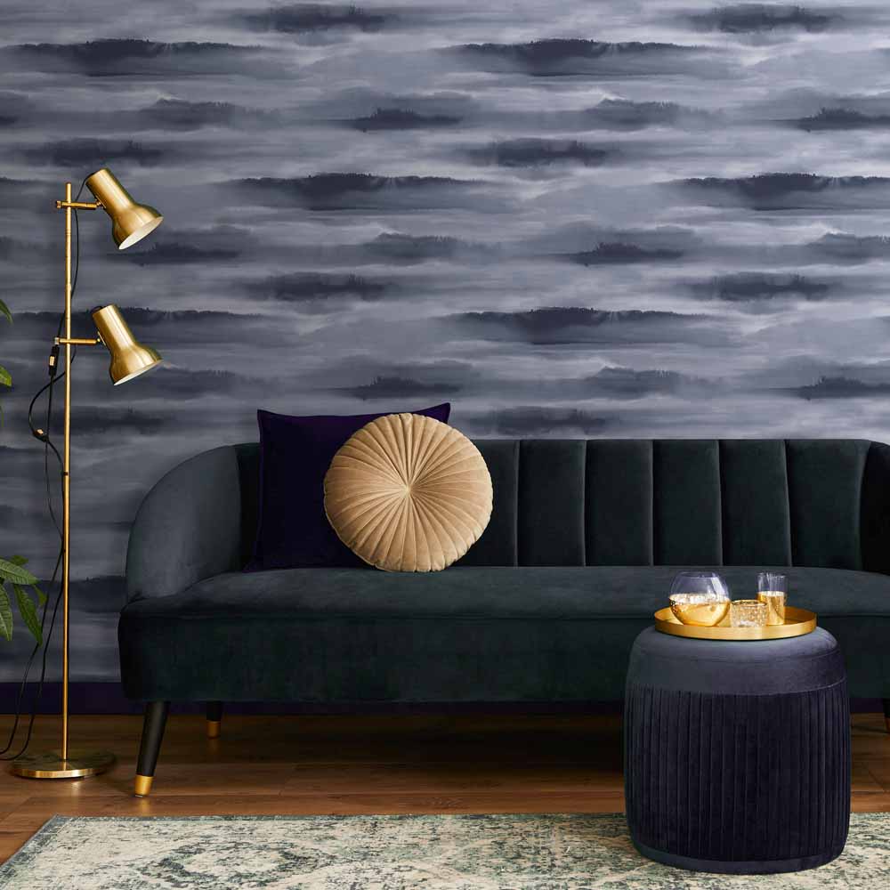 Muriva Horizon Blue Wallpaper Image 4