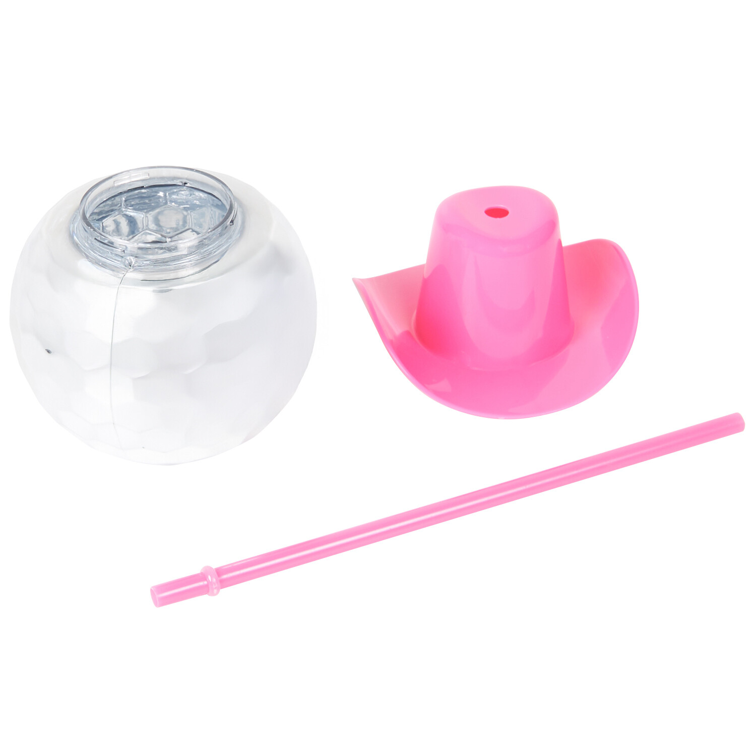 Cowboy Disco Bottle - Pink and Silver Image 3