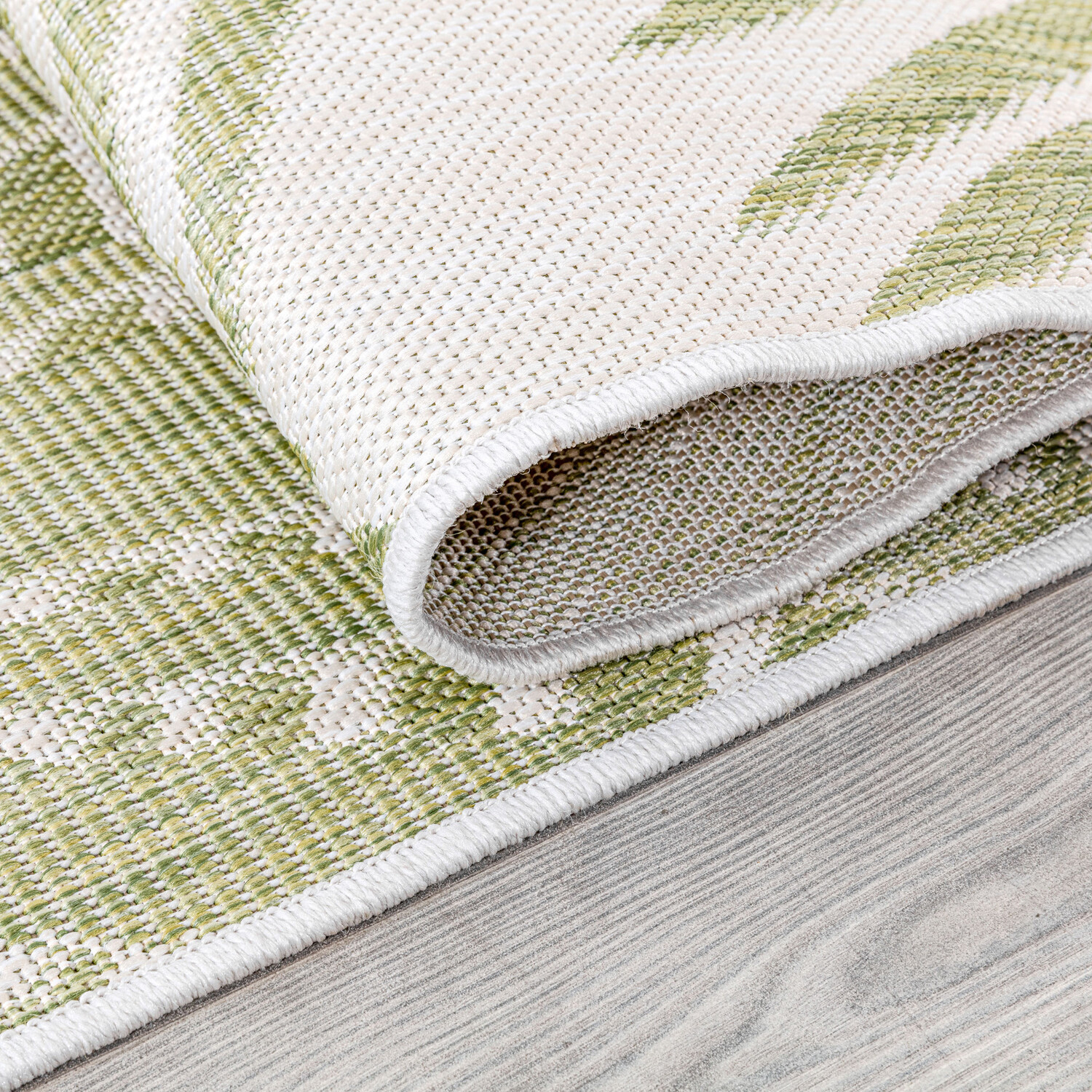 Miami Palm Indoor and Outdoor Rug  - Green / 120cm Image 3