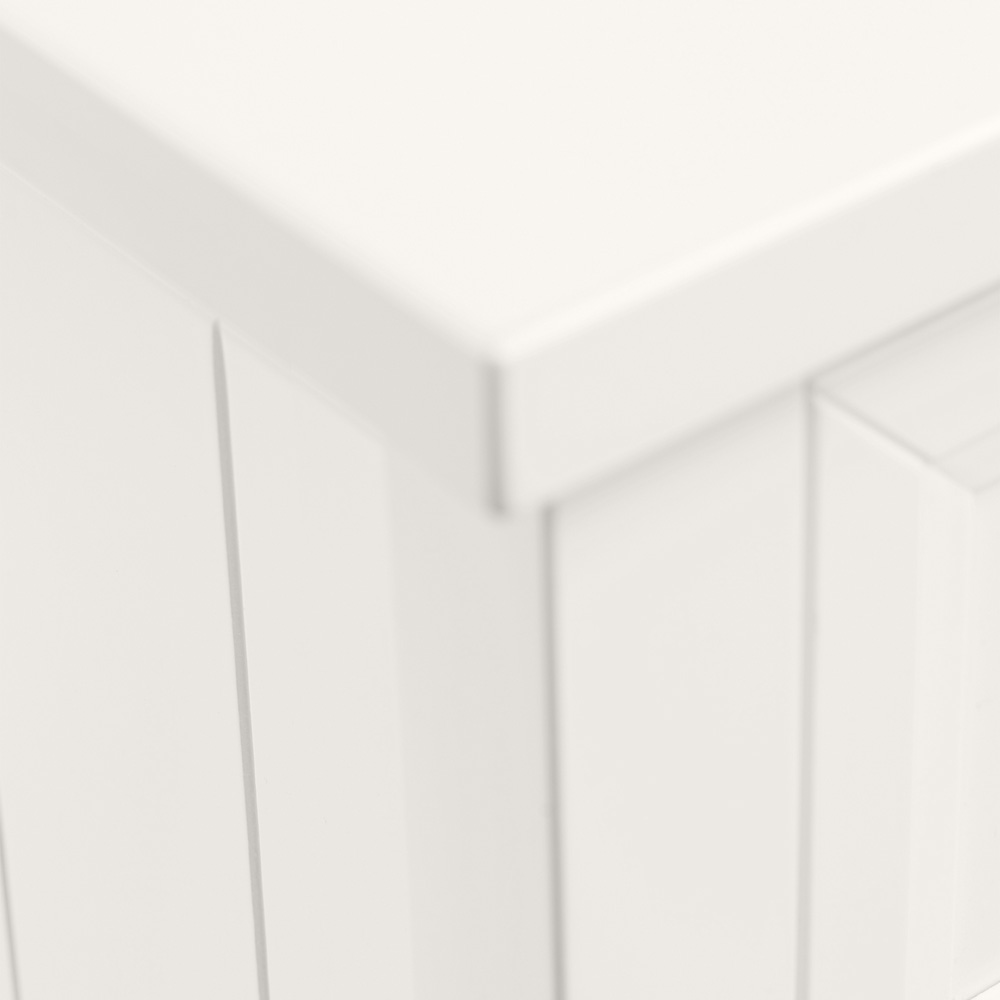 Julian Bowen Maine 6 Drawer Surf White Wide Chest of Drawers Image 6