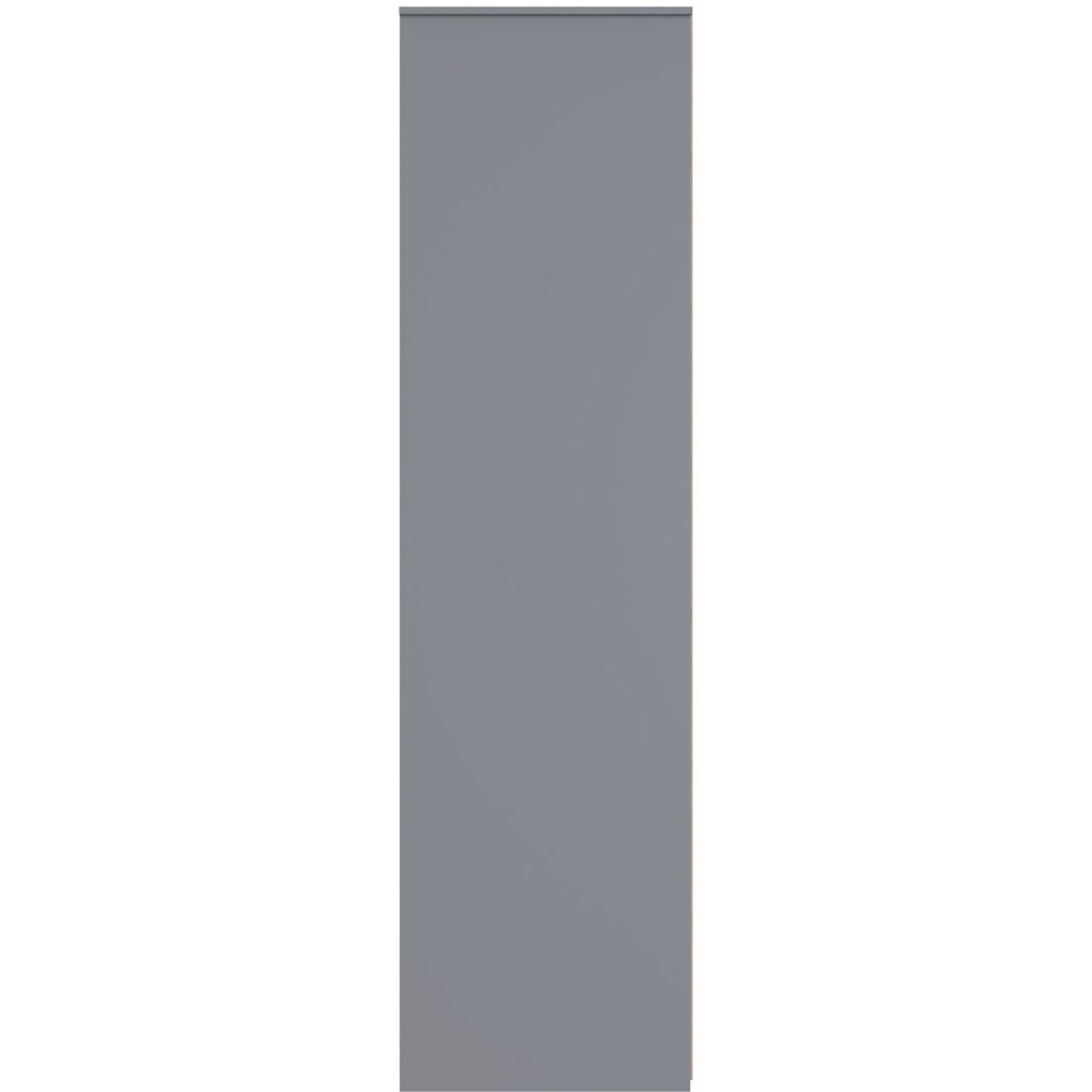 Crowndale Cube 2 Door 2 Drawer Dusk Grey Wardrobe Ready Assembled Image 4