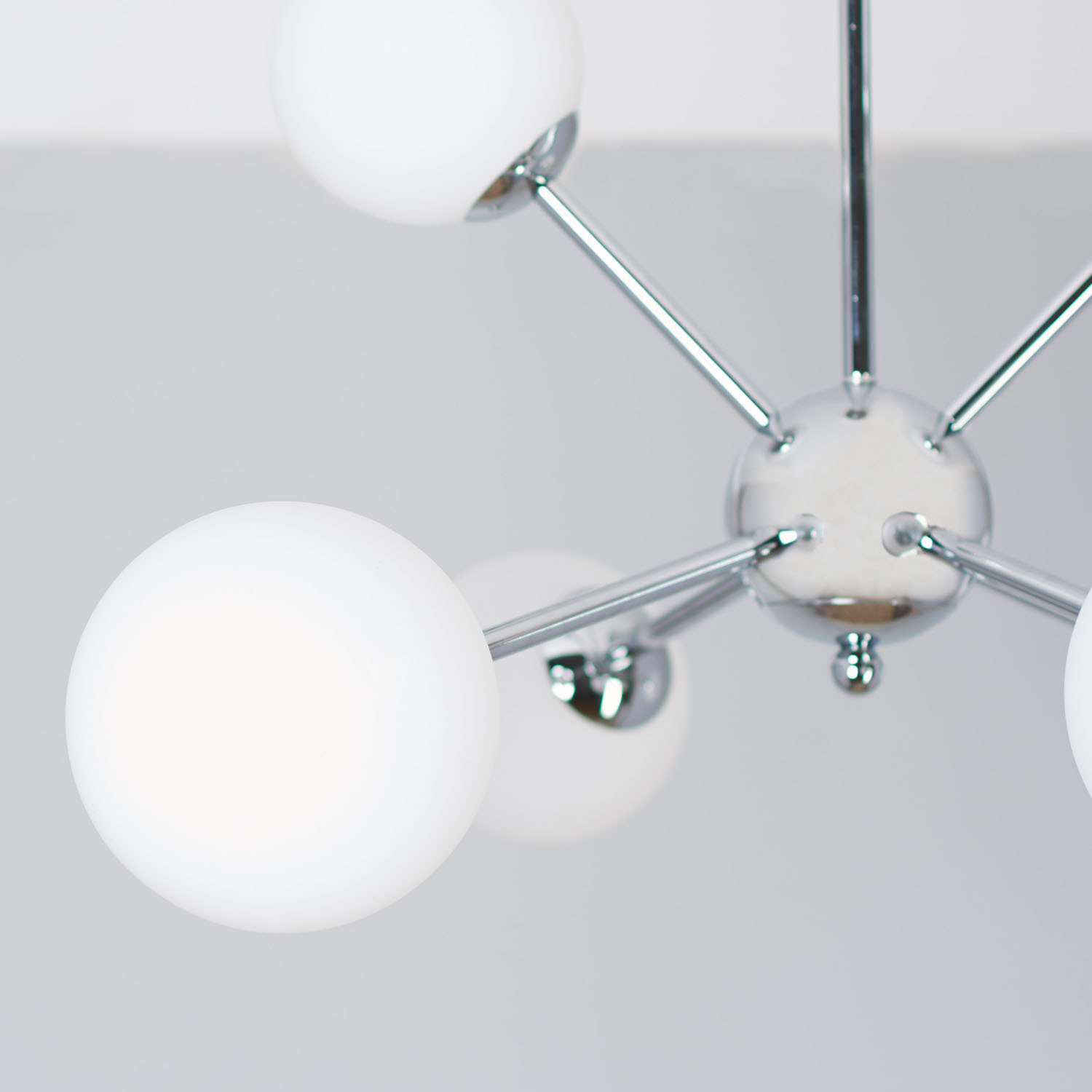 Astrid Silver 6 Light Ceiling Fitting Image 2