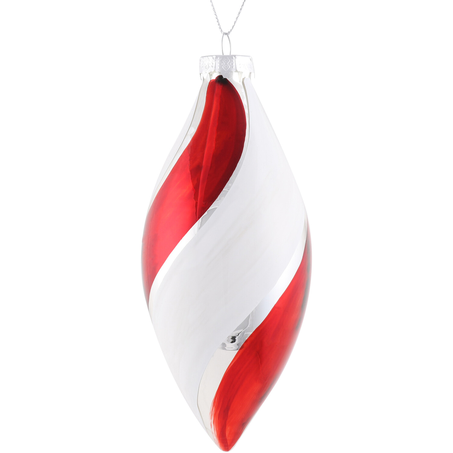 Candy Cane Lane Striped Droplet Image
