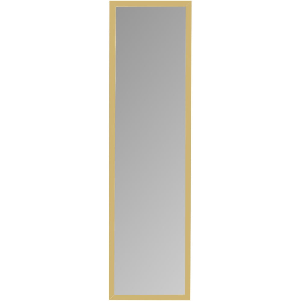 Single Metallic Over Door Mirror 123.8 x 33.8cm in Assorted styles Image 2