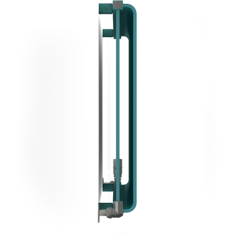 Terma Warp Room 3945 BTU Matt Teal Radiator 630 x 1045mm Image 4