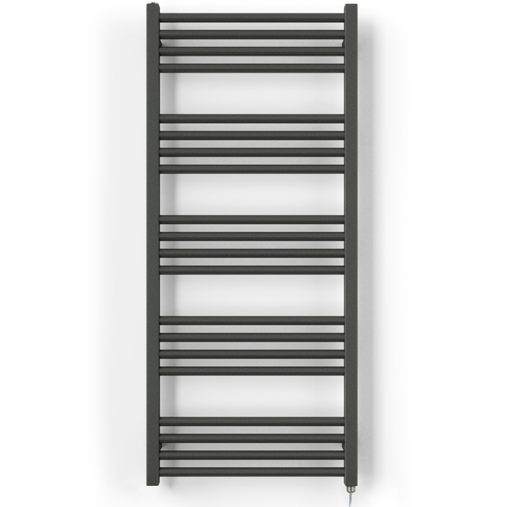 Terma Fiona E Sparkling Grey Electric Towel Rail 1140 x 500mm Image 3
