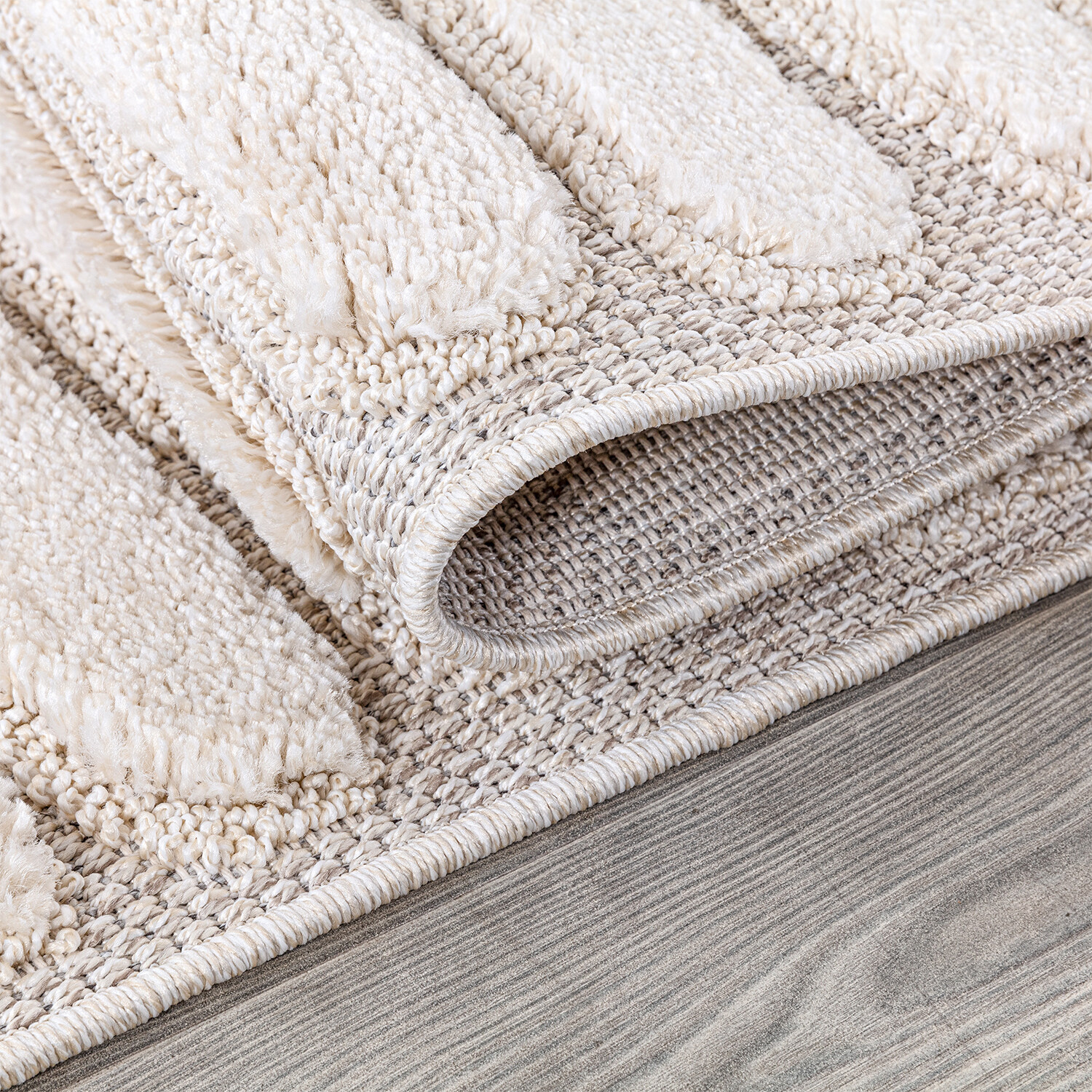 Bailey Pebble Rug - Neutral / 160cm Image 3