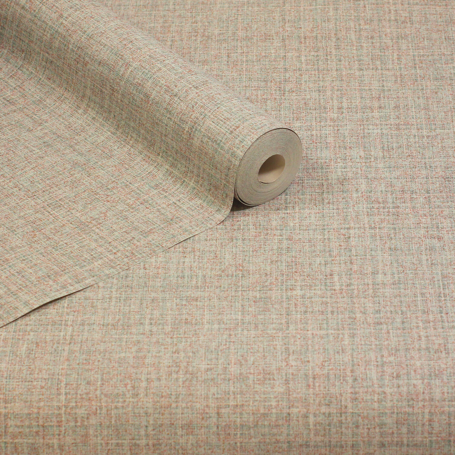 Woven Texture Wallpaper - Warm Grey Image 3