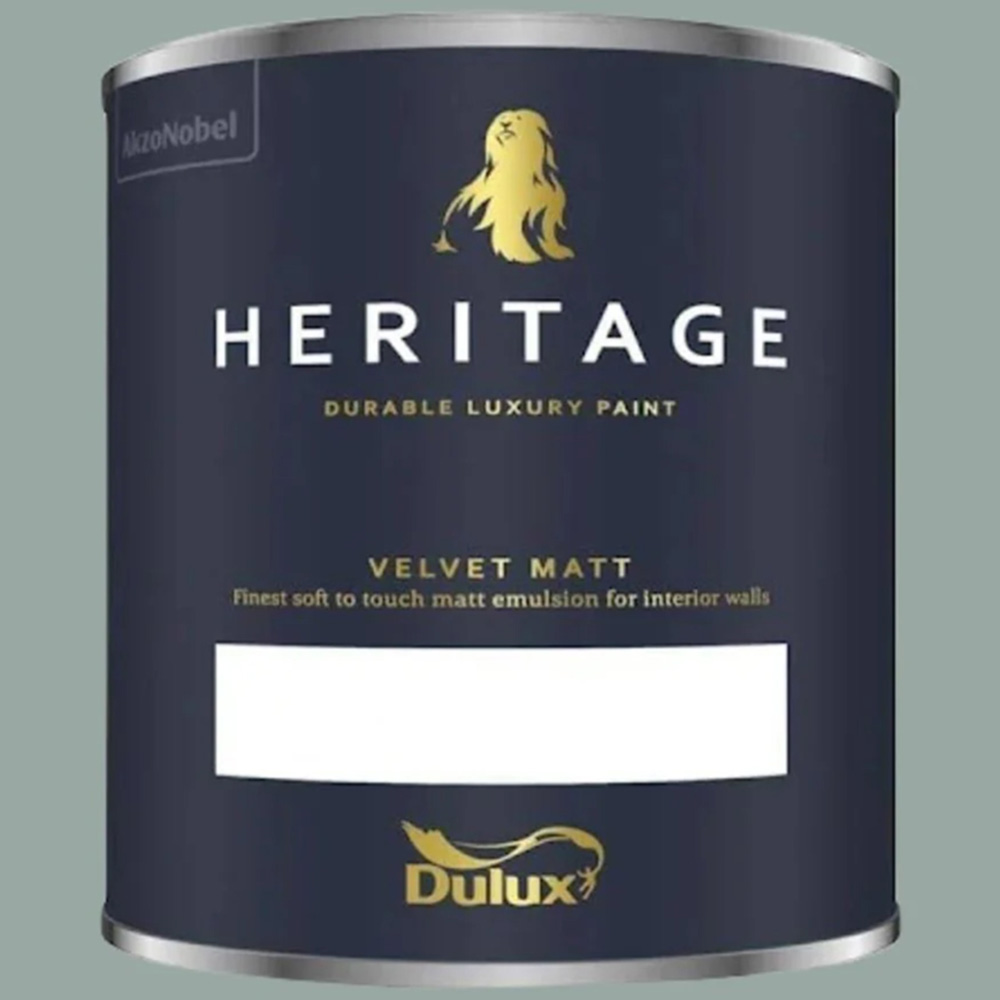 Dulux Heritage Walls and Ceilings Rosemary Leaf Velvet Matt Emulsion Paint 1L Image 2