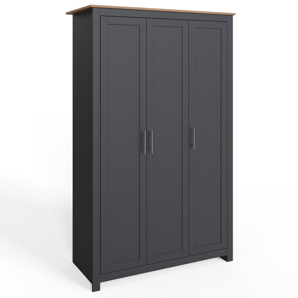 GFW Lancaster Slate Blue 4 Piece Bedroom Furniture Set Image 2