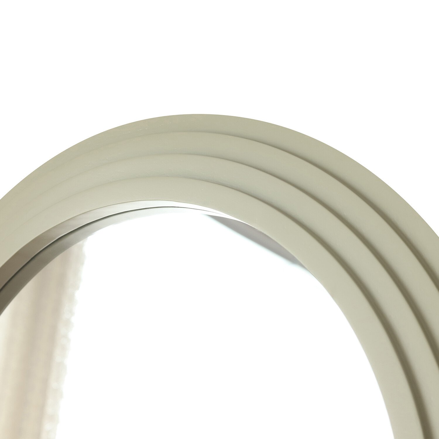 Evie Ridged Arch Lean To Mirror Sage Image 5