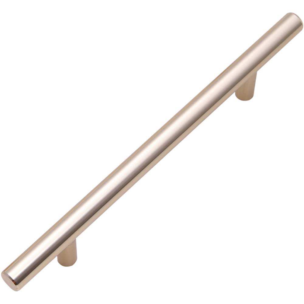 Living and Home Gold Minimalist Cylindrical Metal Pull Handle 20cm Image 3