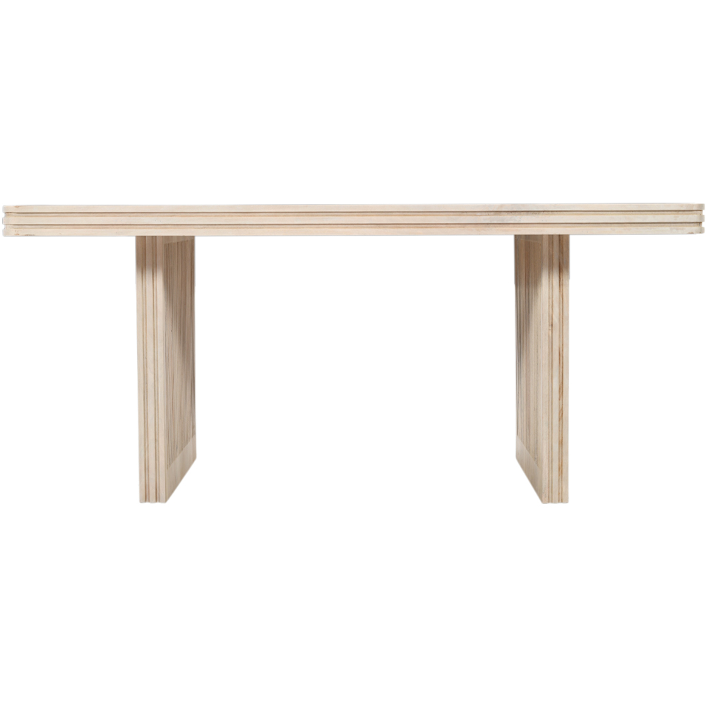 Brooklyn Hudson 6 Seater Carved Mango Wood Dining Table Image 4