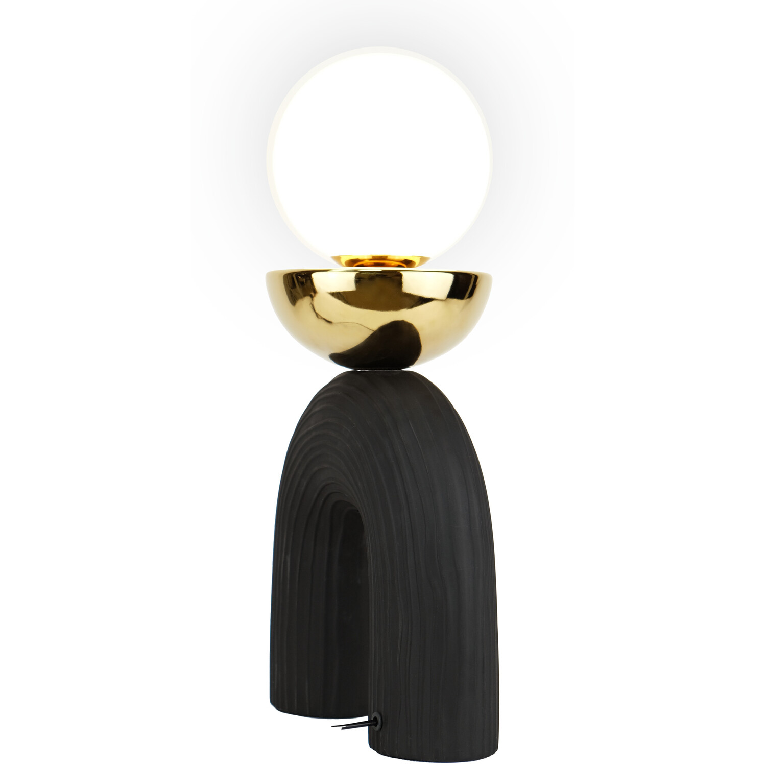 Ozias Table Lamp Black and Gold Image 11