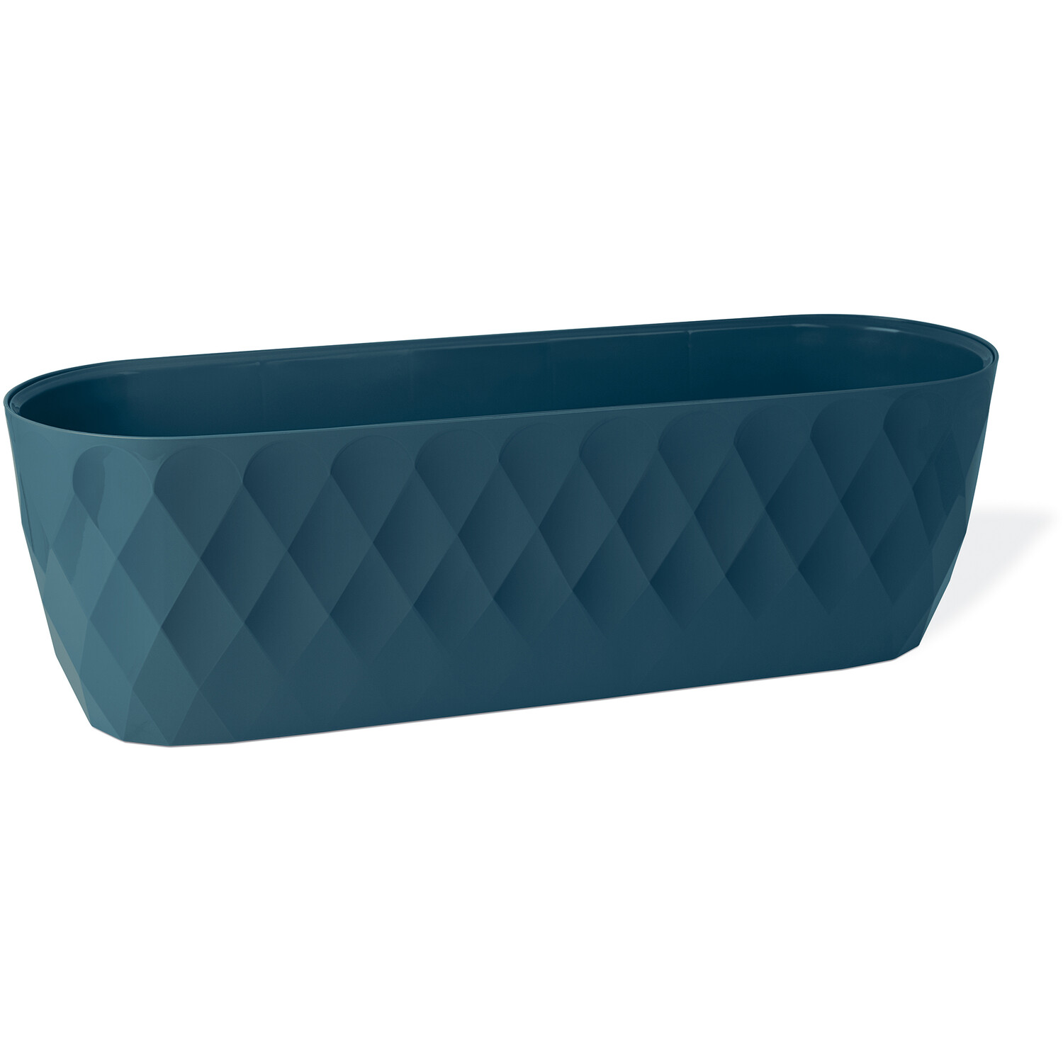Decorative Diamond Trough Navy 47cm Image 2
