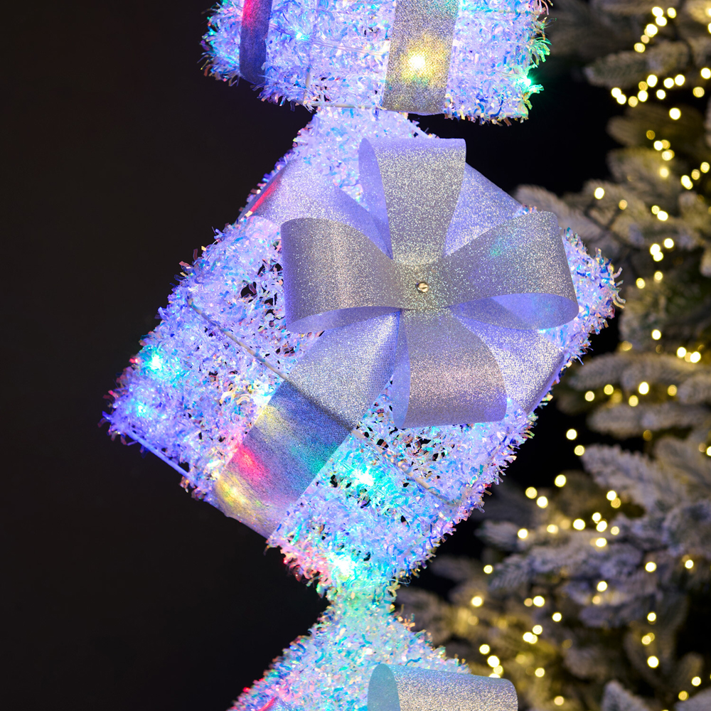 Iridescent LED Stacking Presents Decoration Image 3