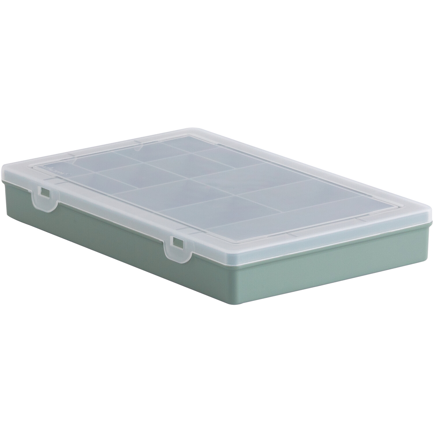 Compartment Organiser Box - Sage / 13 Divisions Image 1