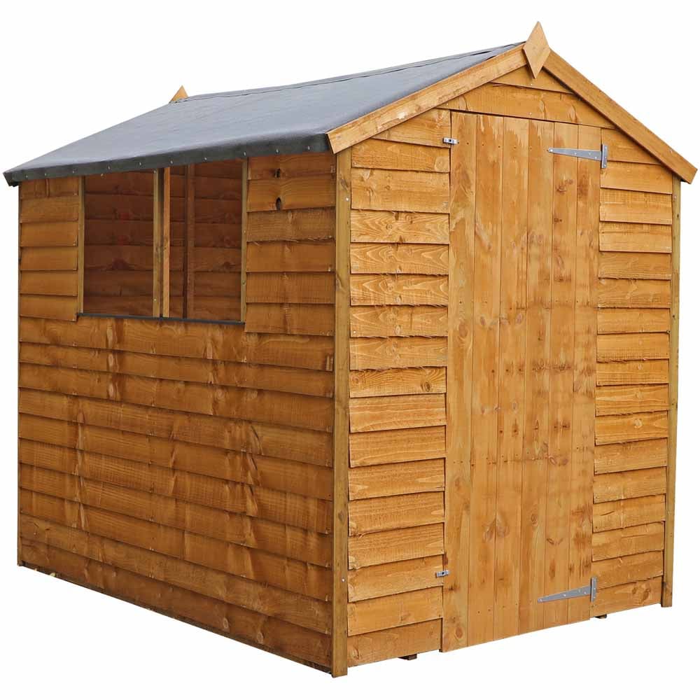 Mercia 7 x 5ft Overlap Apex Shed Image 1