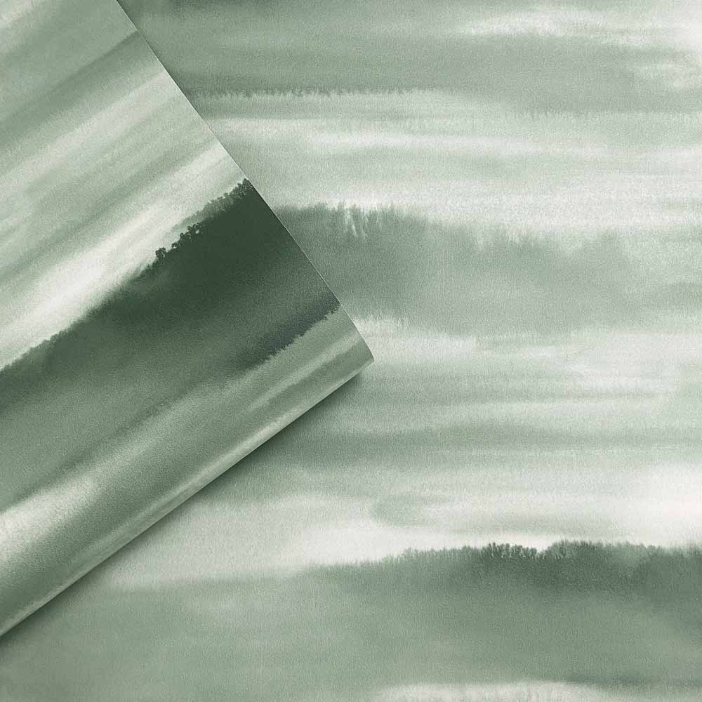 Muriva Horizon Green Wallpaper Image 2