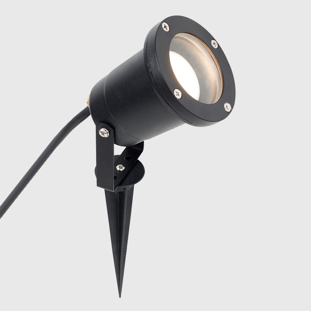 ValueLights Berwick Silver Outdoor Light with Dusk till Dawn Sensor Image 5
