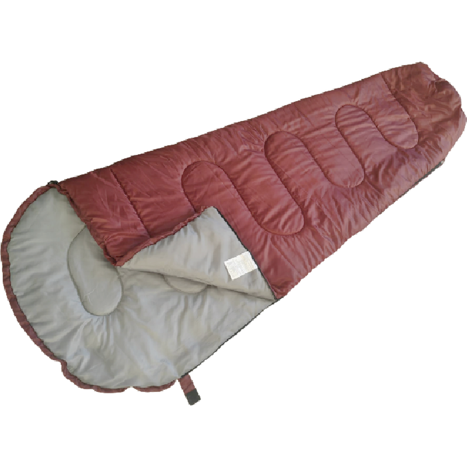 Standard Mummy Shape Sleeping Bag - Red Image