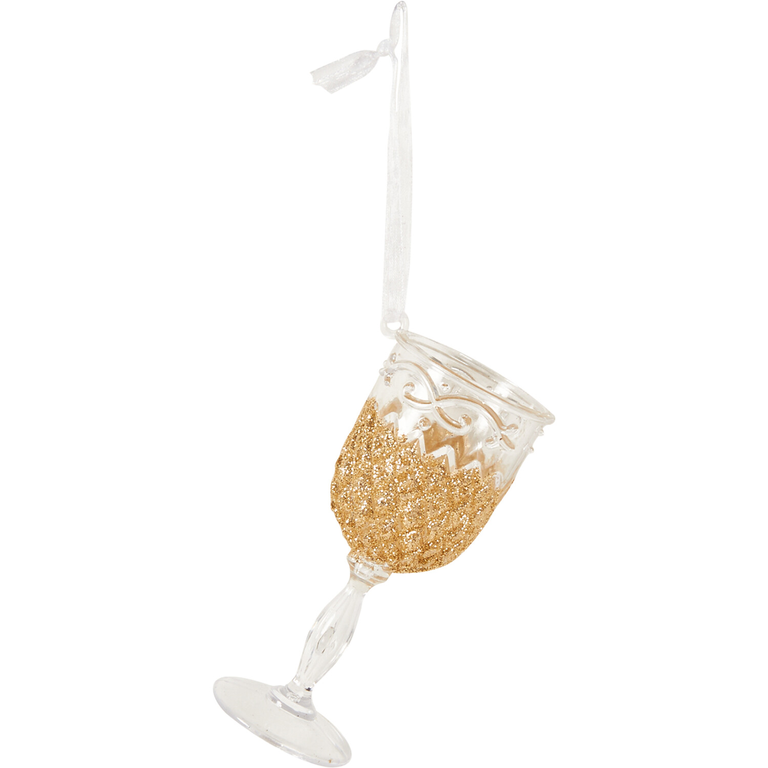 Set of 2 Hanging Festive Glasses Image 3