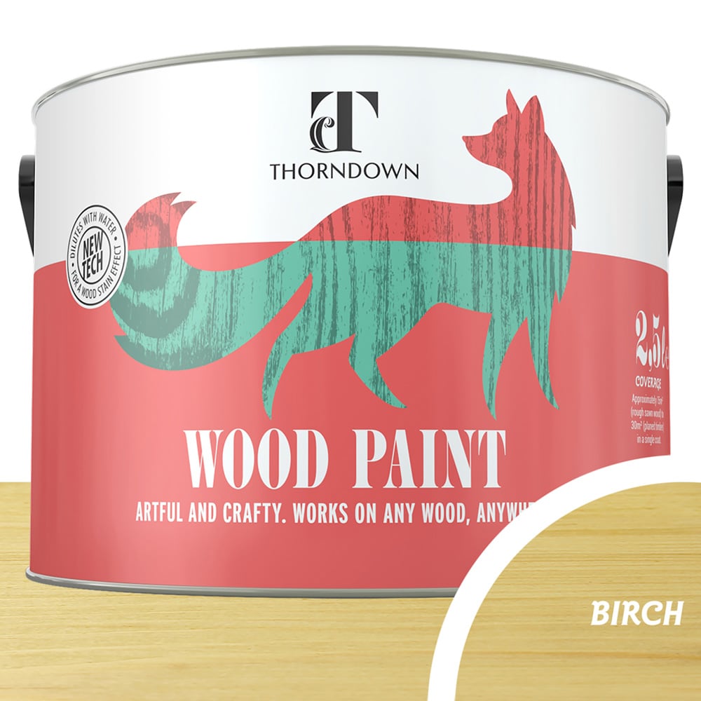Thorndown Birch Satin Wood Paint 2.5L Image 4