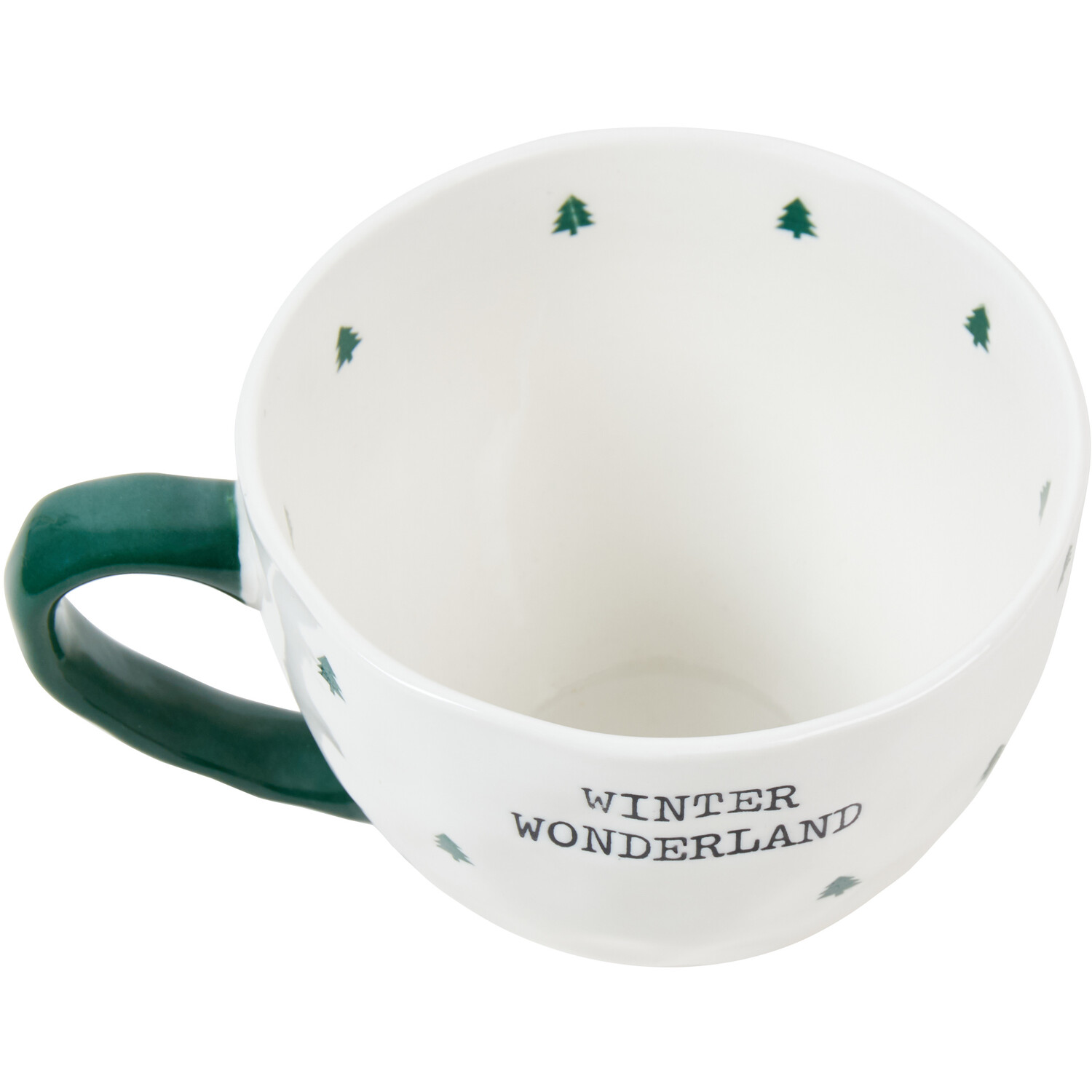 Winter Wonderland Trees Mug - Green Image 3