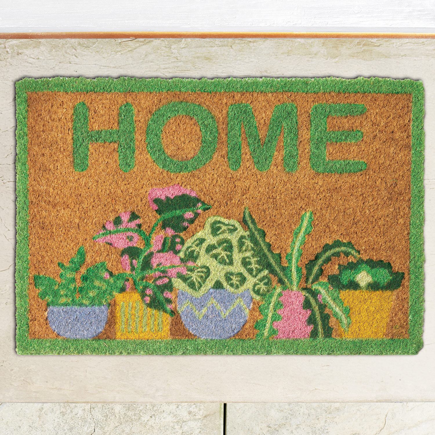 Botanic Printed Coir Mat Image 4