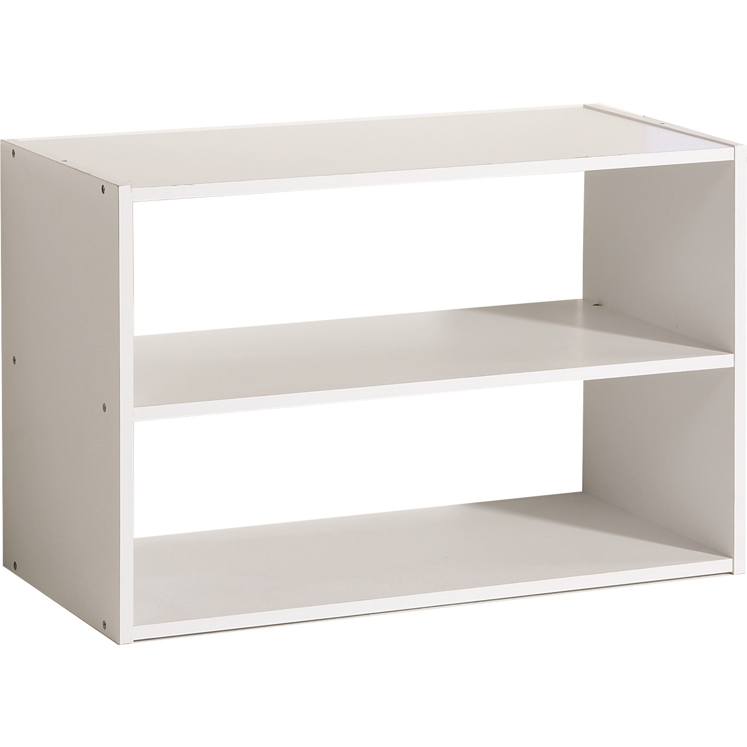 Polar Two Shelf Cube - White Image 2