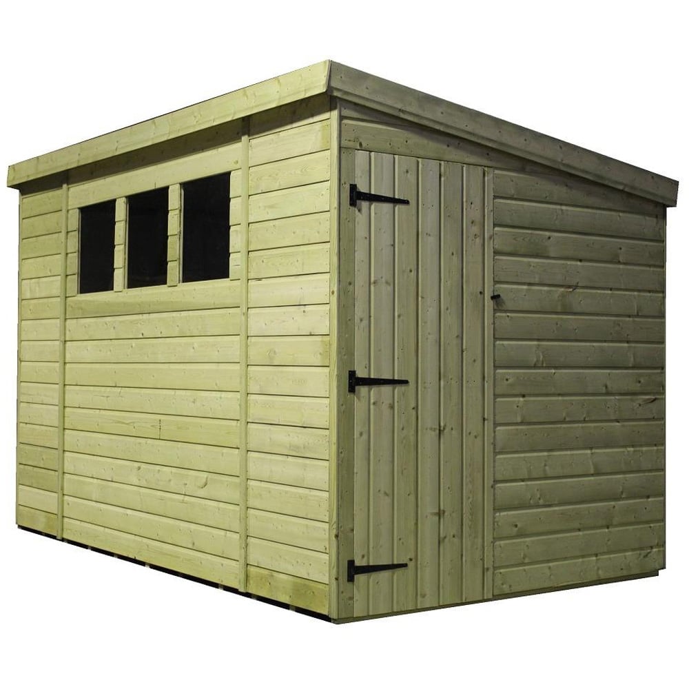 Empire Sheds 2500 14 x 4ft Tongue and Groove Pent Garden Shed Image 1