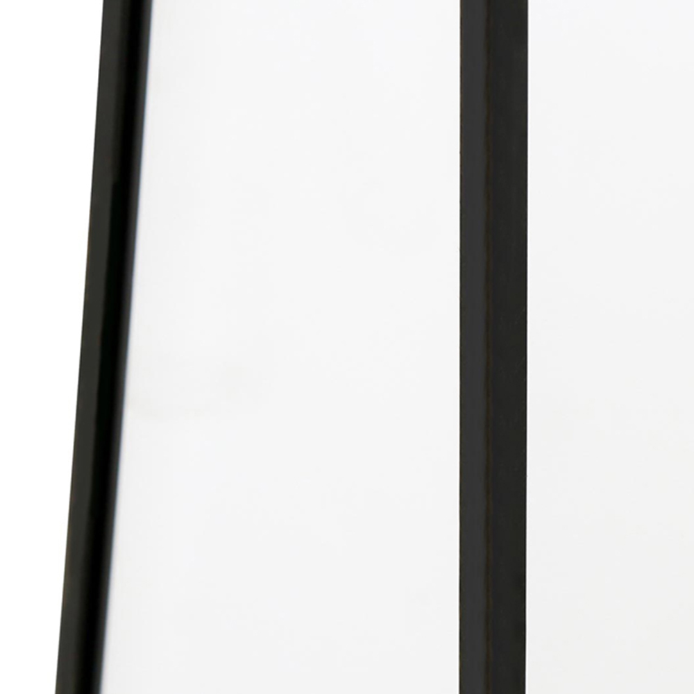 MirrorOutlet The Obelisk Black Metal Edged Mirrored Garden Ornament 150 x 30cm Image 5