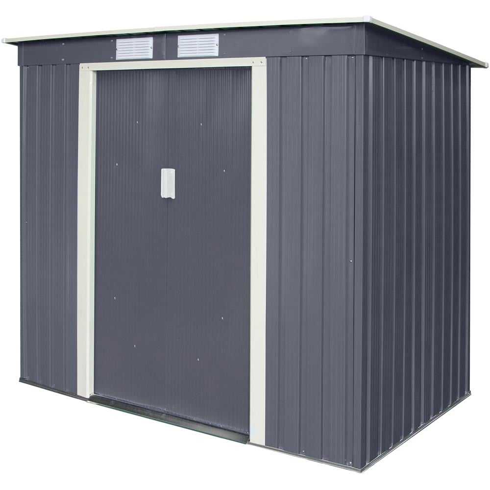 Trentvale 6X4 Metal Pent Shed Image 6