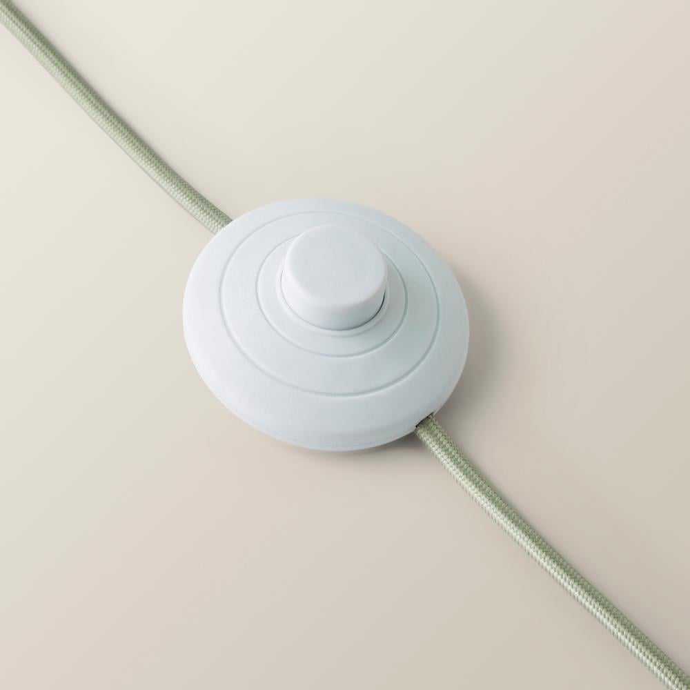 ValueLights Leaf Pleated Shade Pastel Green Bobbin LED Floor Lamp with Bulb Image 6