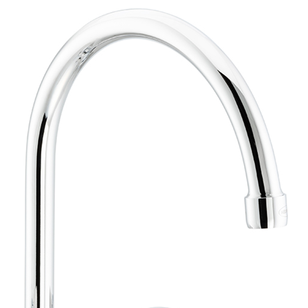 Tyne Chrome Dual Lever Mono Kitchen Tap Image 2