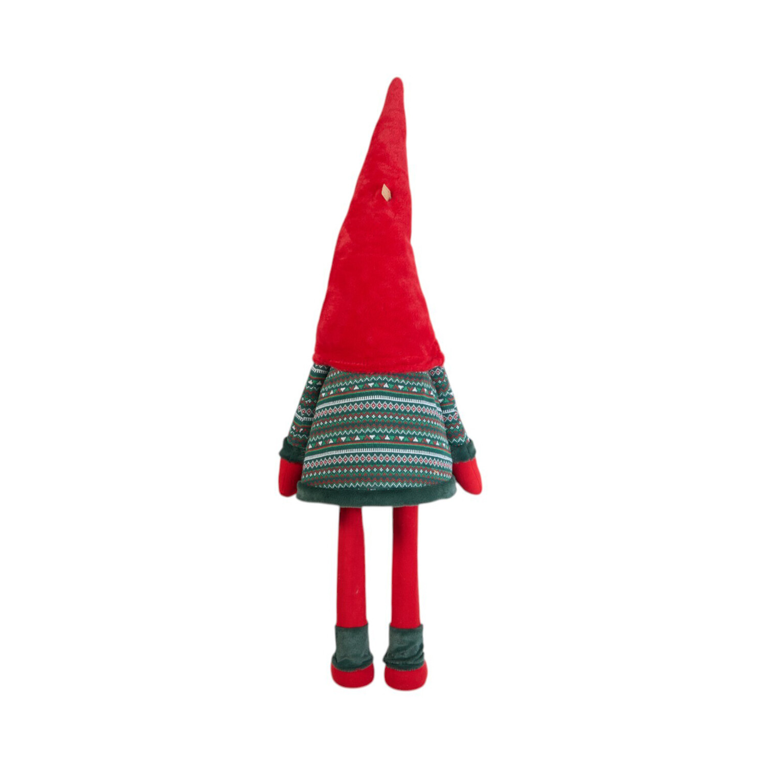 Giant Fairisle Wobbly Gonk Red and Green Image 4