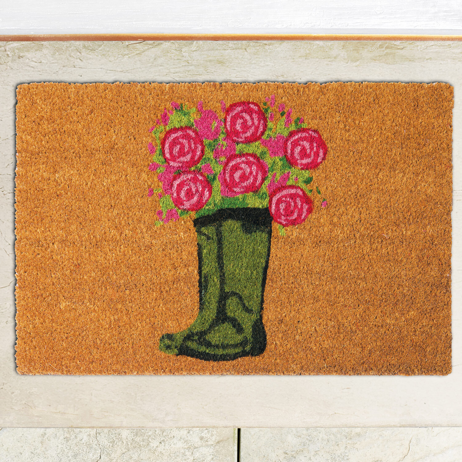 Botanic Printed Coir Mat Image 3