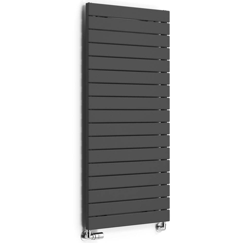 Terma Forte 2939 BTU Metallic Grey Single Panel Radiator 600 x 1254mm Image 3