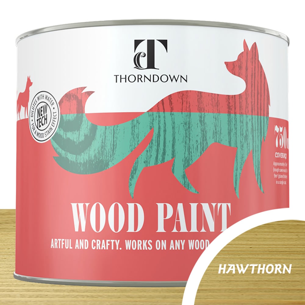 Thorndown Hawthorn Satin Wood Paint 750ml Image 4