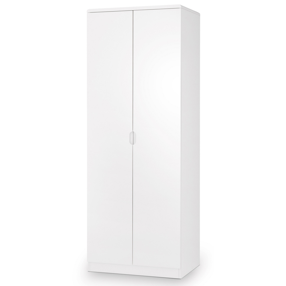 Julian Bowen Manhattan 2 Door White Wardrobe Image 2