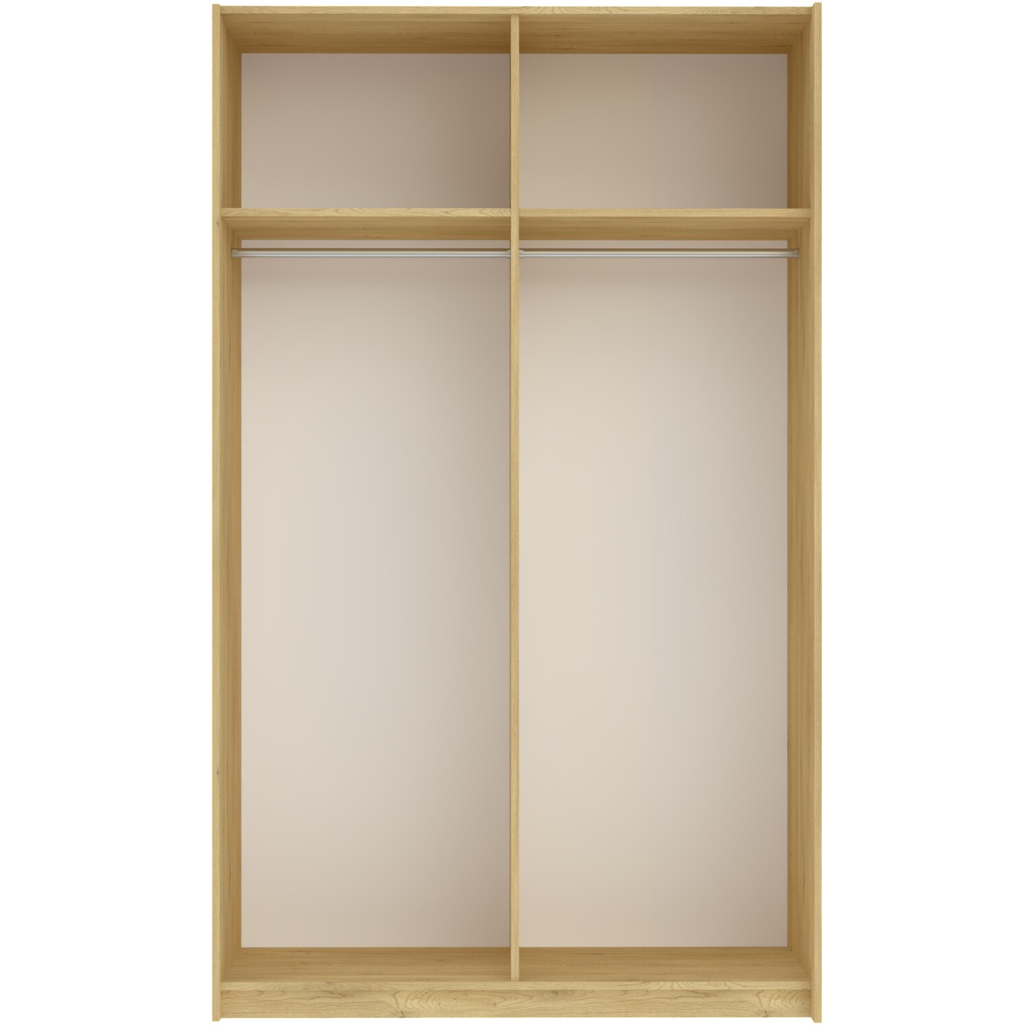 Andora Midi Sliding Wardrobe Cream and Anthracite Image 4