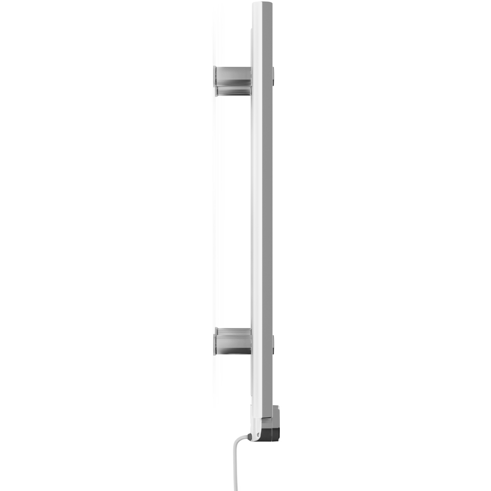 Terma Leo Chrome Electric Towel Rail with MOA Blue Element Upgrade 600 x 400mm Image 3