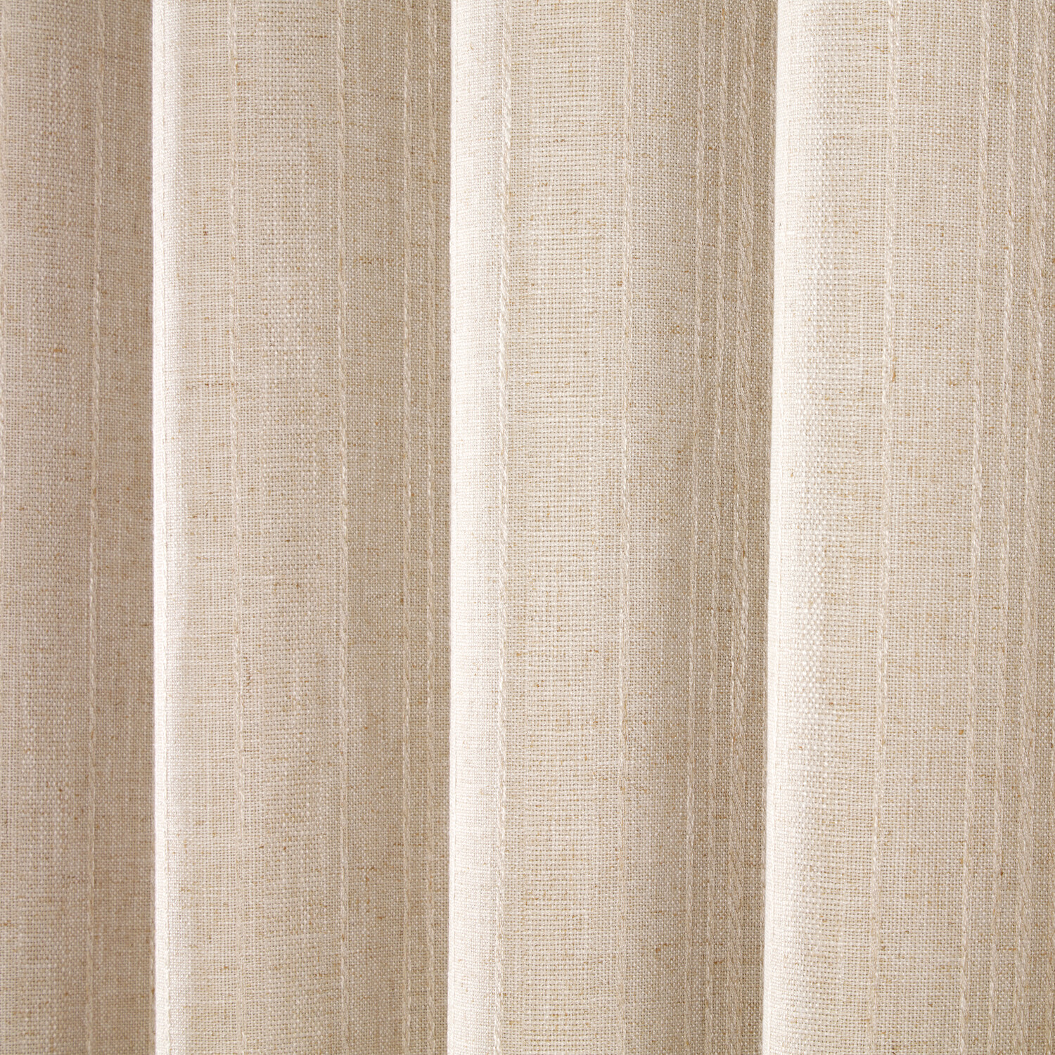 Winslow Stripe Eyelet Blackout CurtainsNatural168cm183cm Image 4