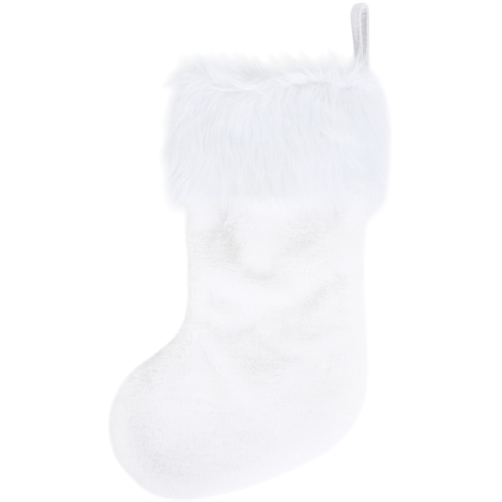 LED Snowflake StockingWhite Image 3