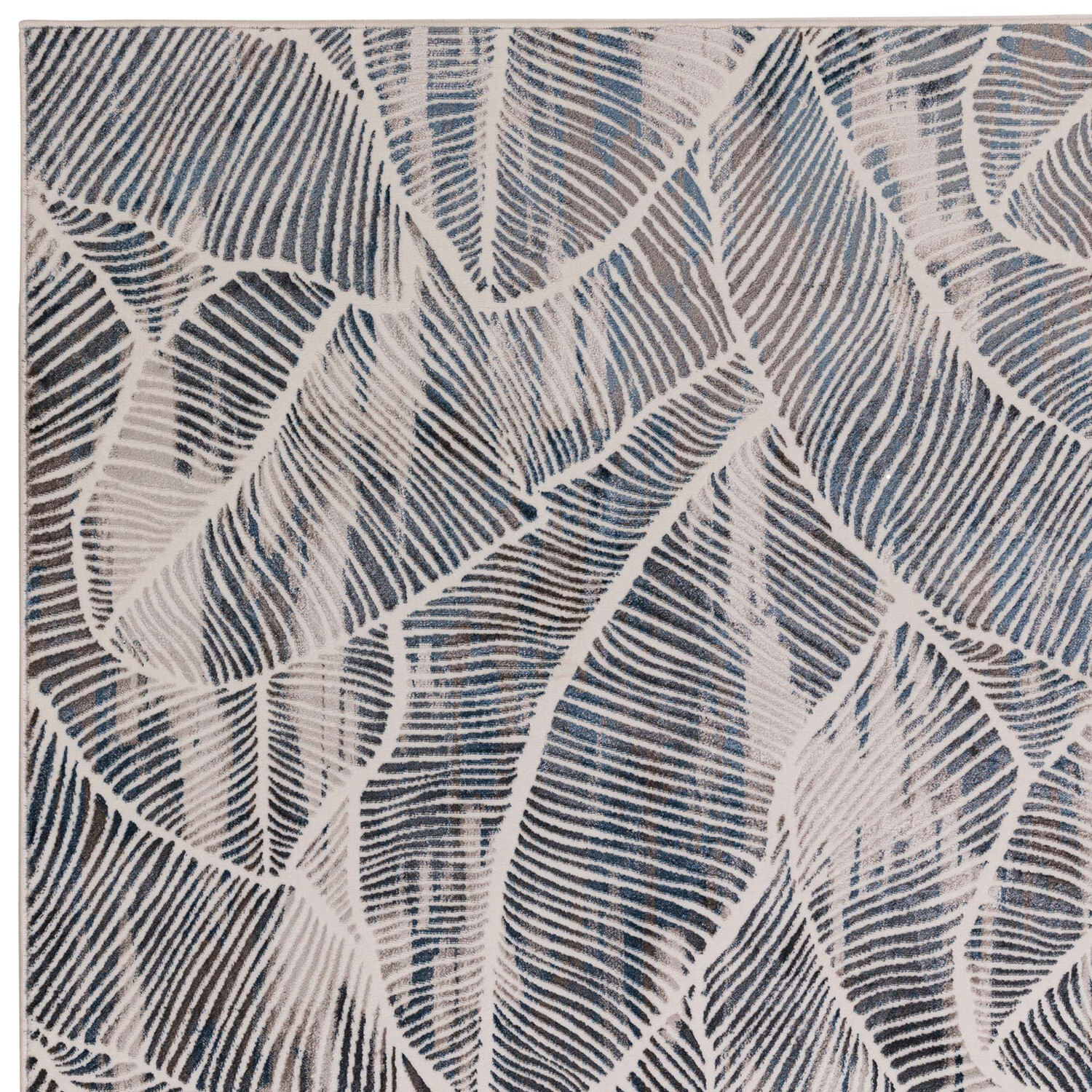 Inky Leaf Rug 120cm Image 3