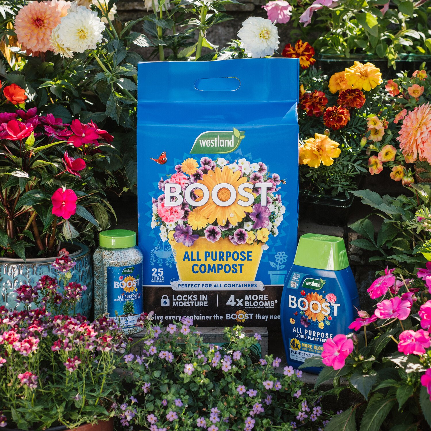 Westland Boost Peat Free Compost Blue 25l Image