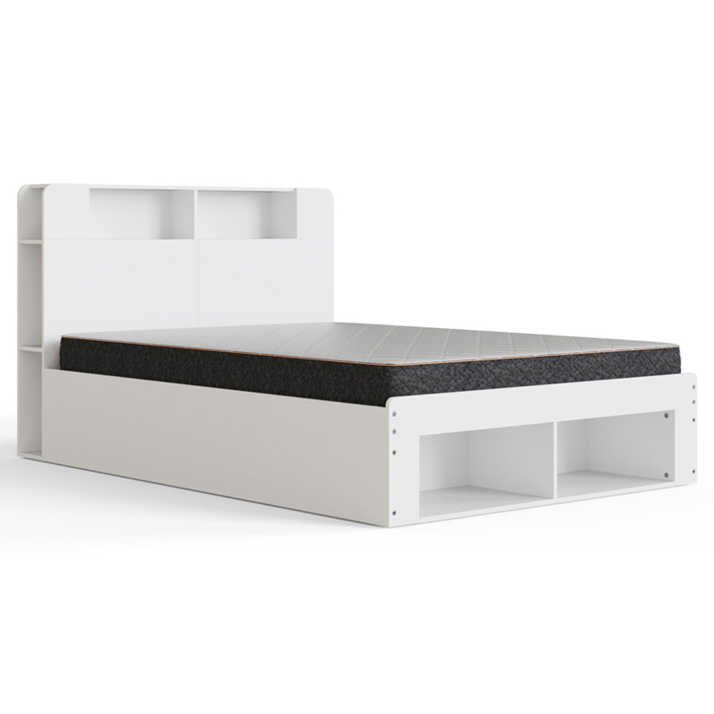 GFW Anya King Size White Integrated Storage Ottoman Bed Image 2