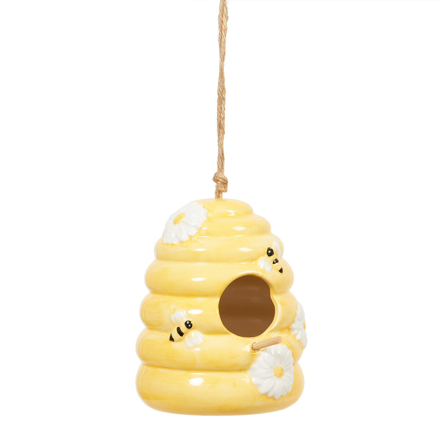 Bee Pattern Bird Nester - Yellow Image 2