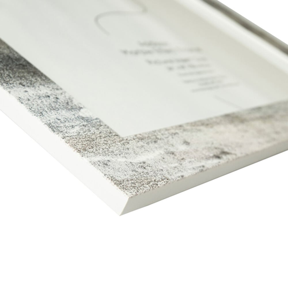Addison Marble Effect Frame  - Grey / 20 x 16in Image 3